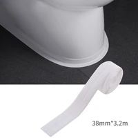 1roll waterproof mold proof adhesive tape durable use pvc material kitchen bathroom wall sealing tape gadgets 3 2m