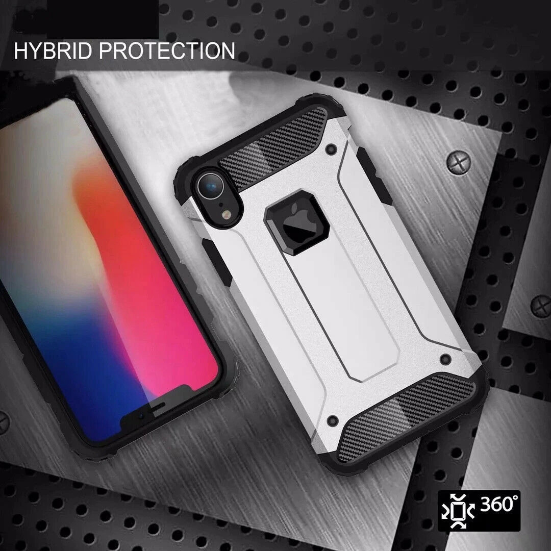 Гибридный прочный защитный чехол для телефона iPhone XS Max XR 8 7 6S Plus 5 SE матовый