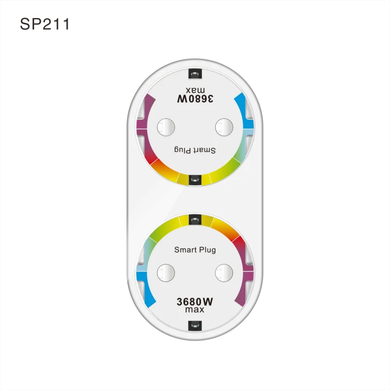 Gosund Tuya Wi Fi двойная розетка выключатель Smart Plug Gosund/приложение Life/TUYA дистанционного