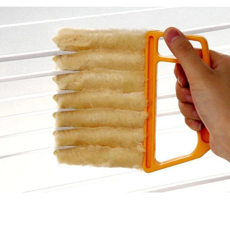 

Blind Cleaner Tool Mini Hand-held Cleaner Mini-Blind Cleaner Dirt Clean Blind Brush Window Air Conditioner Duster Cleaner