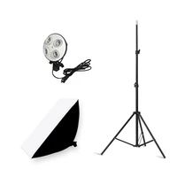 selens 50x70cm lighting four lamp softbox kit with e27 base holder soft box camera accessories for photo studio video
