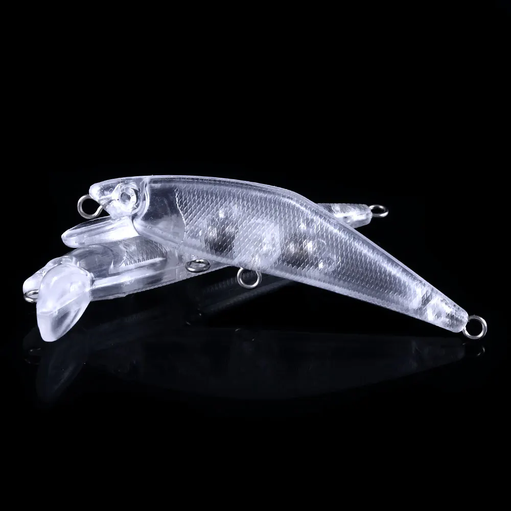 10 шт. 6 см 4 г пустые обнаженные приманки кренкбейт приманка в виде гольяна