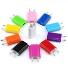 Зарядное устройство USB для мобильных телефонов, для европейских розеток, для iPhone X, 8, 7, 4, 4S, 5, 5S, SE, 6, 6S Plus, Xiaomi