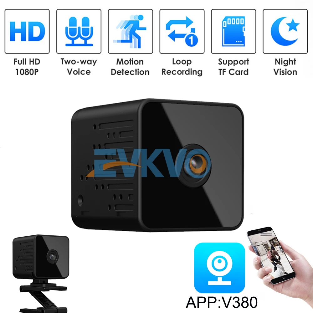 

Мини-камера Q9 с Wi-Fi и аккумулятором, 1080P, ночное видение, датчик движения