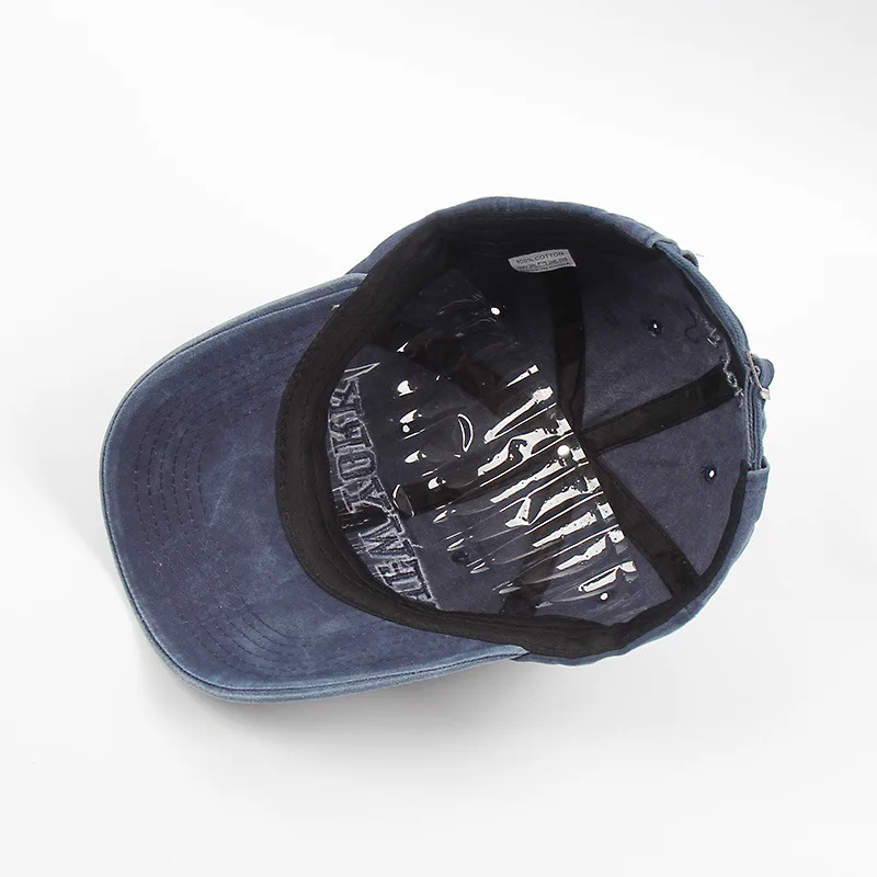 

Washed Cotton Baseball Cap Men Fitted Cap Snapback Hat For Women Casual Embroidery Letter Retro Cap