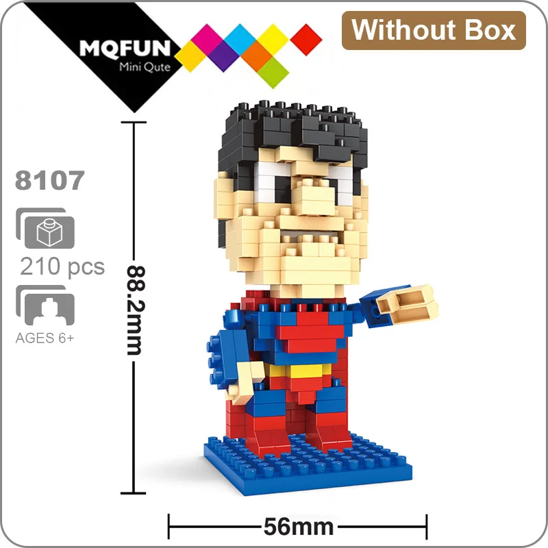 8107 Without Box Hsanhe Марвел Мститель супер герой Железный человек Человек-паук Фигурки обучающая игрушка DIY сборка модель Строительные кирпичи - Цвет: 8107 Without Box