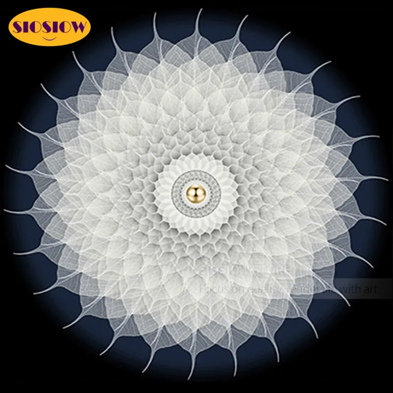 

SIOSIOW 5d Алмазная мозаика, вышивка, алмазная живопись, цветок мандалы, квадратное сверло, искусство, рукоделие, религиозный декоративный