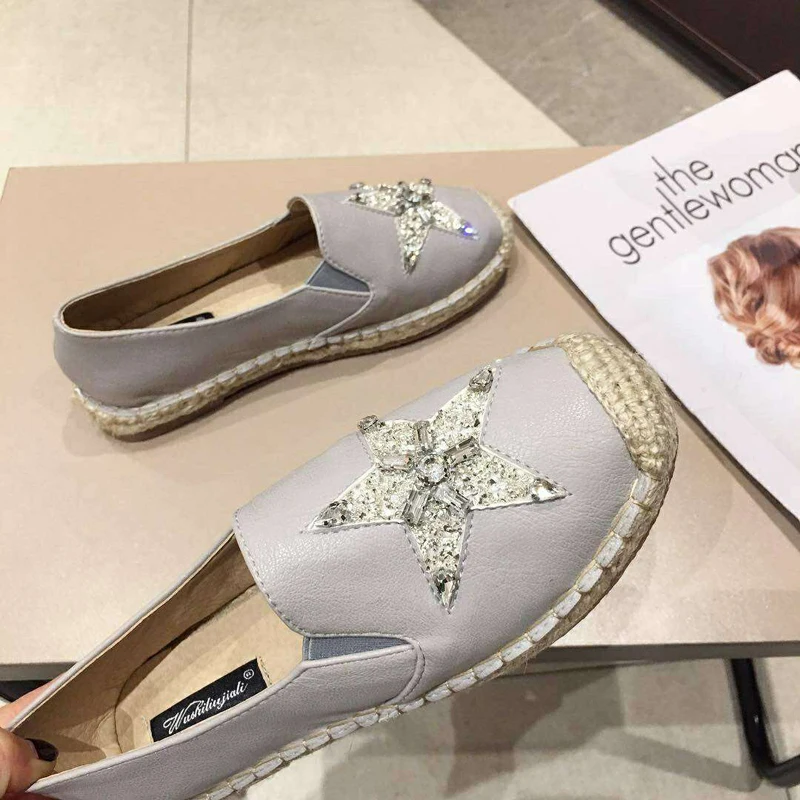 Wellwalk/эспадрильи Женские водонепроницаемые мокасины Обувь с вышивкой в виде