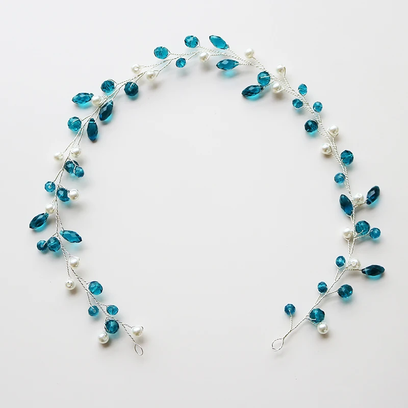 Женский обруч для волос с кристаллами жемчугом|Украшения волос| |