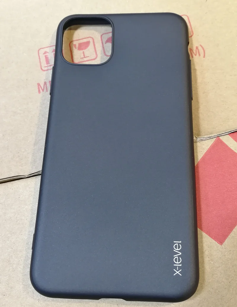 Black X-Level Мягкий силиконовый чехол для iPhone 11 Pro Max X Level Ультратонкий матовый ТПУ защитный чехол - Цвет: Black