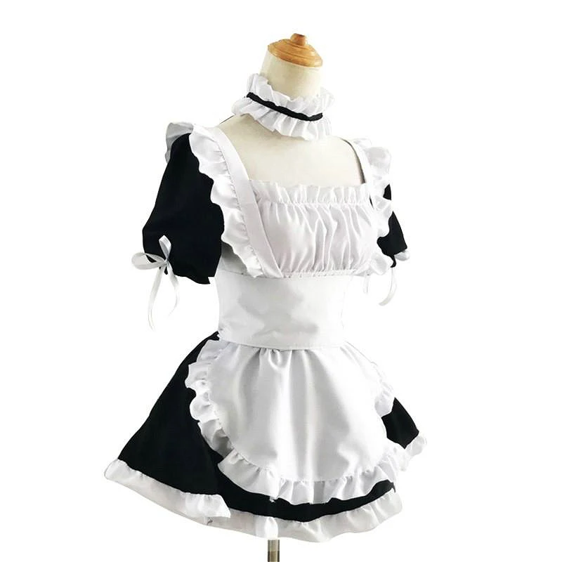 

Anime Yosuga No Sora Cosplay Costume Maid Dress Set Kasugano Sora Cosplay Costume Maid Dress Halloween Clothing