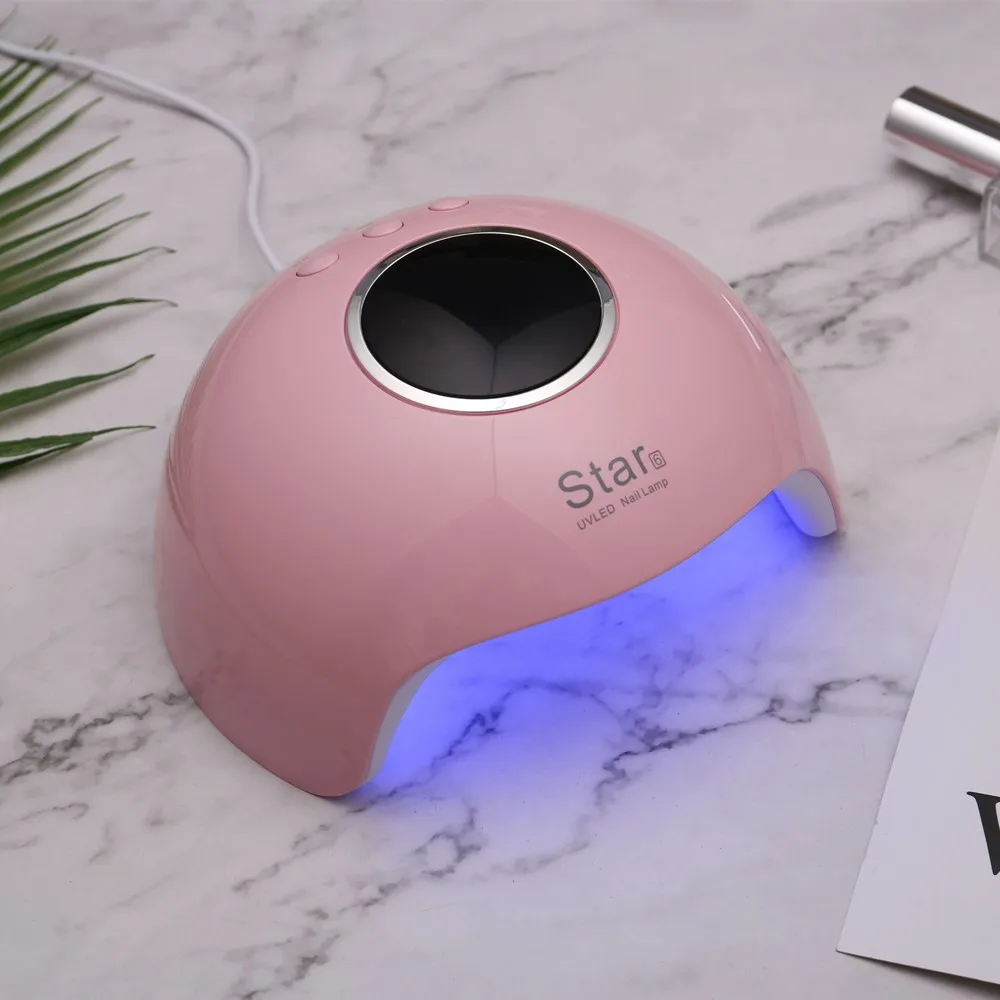 36W Nail Lamp Star6 White Pink Light Therapy Machine USB Led Dryer Induction Quick-drying Gel Art To | Красота и здоровье