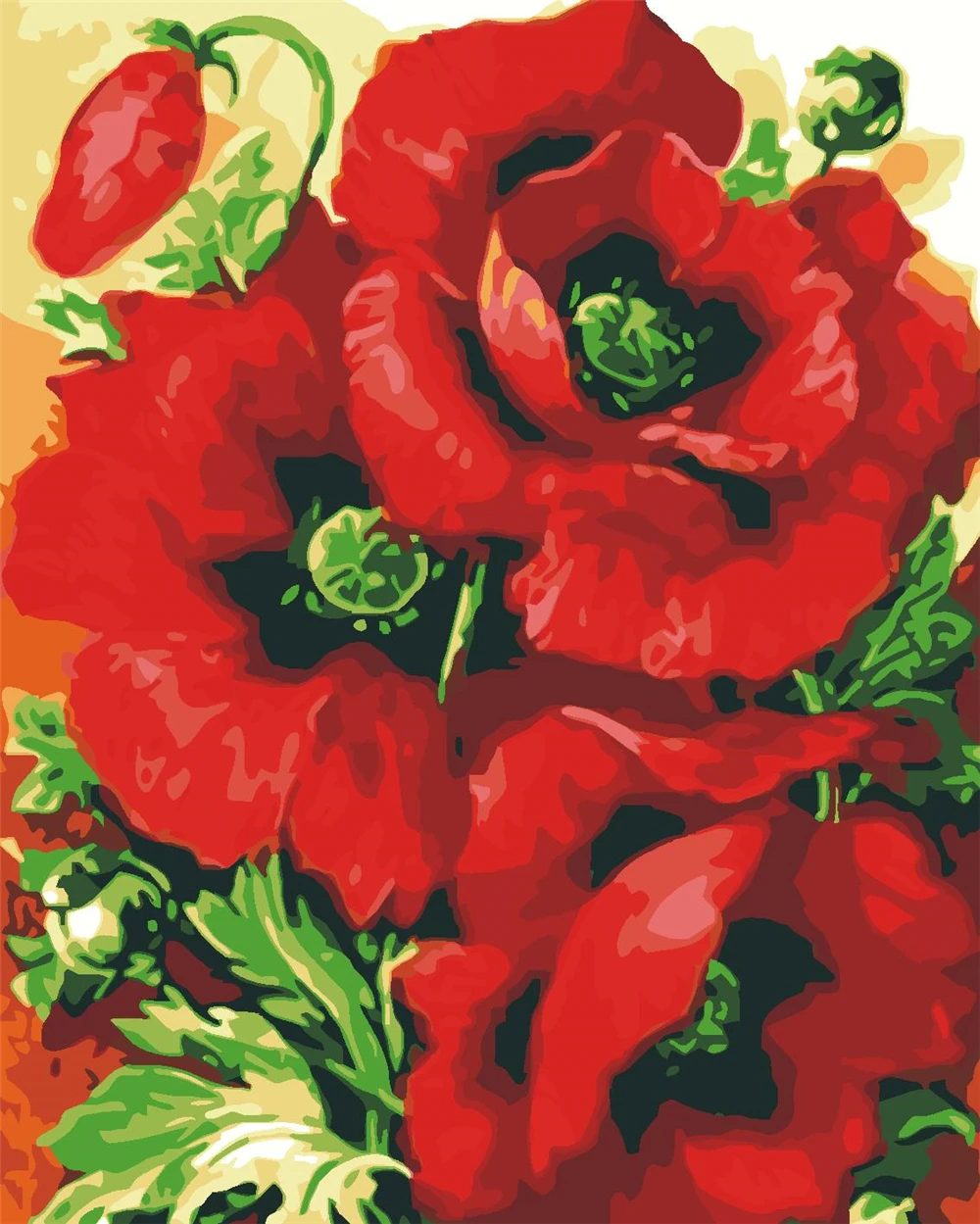 

Набор для рисования по номерам на выносливость, без рамки