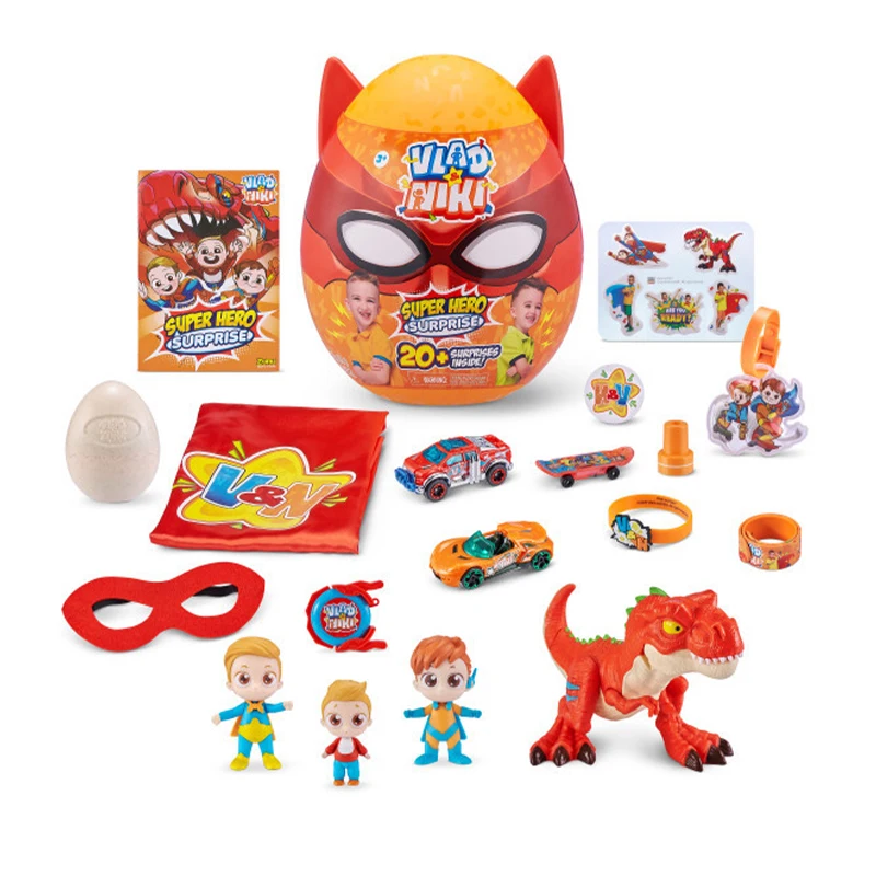 Zuru 11701 Siêu Anh Hùng Bất Ngờ Trứng Chất Nhờn Vlad Và Niki Đồ Chơi Khủng Long Mẫu 20 + Tặng Bất Ngờ Bộ Cho Bé Trai Trẻ Em đồ Chơi Bộ Anime Robot
