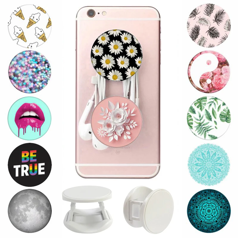 

DIY Original попсокет for Mobile Phones Lovely Mandala Pocket Socket Stand Finger Ring Portable Phone Holder For iphone