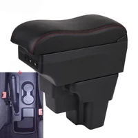 for kia rio armrest for europe south america retrofit parts car armrest box center storage car accessories usb 2015 2019