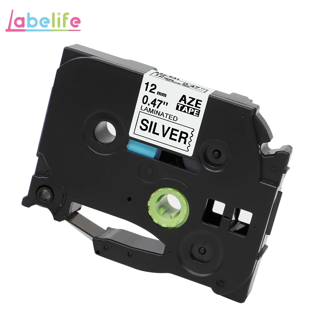 AZe-931 Labelife tze231 лента 1 шт. совместимый Brother PTouch для PT-D210 принтер этикеток 12 мм TZe 231 431 TZe TZ231 TZe-231 производитель этикеток - Цвет: AZe-931