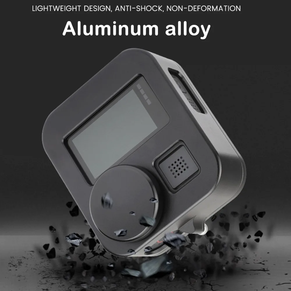 Suptig CNC алюминиевые аксессуары для Gopro Max Защитный чехол Корпус Оболочка Чехол