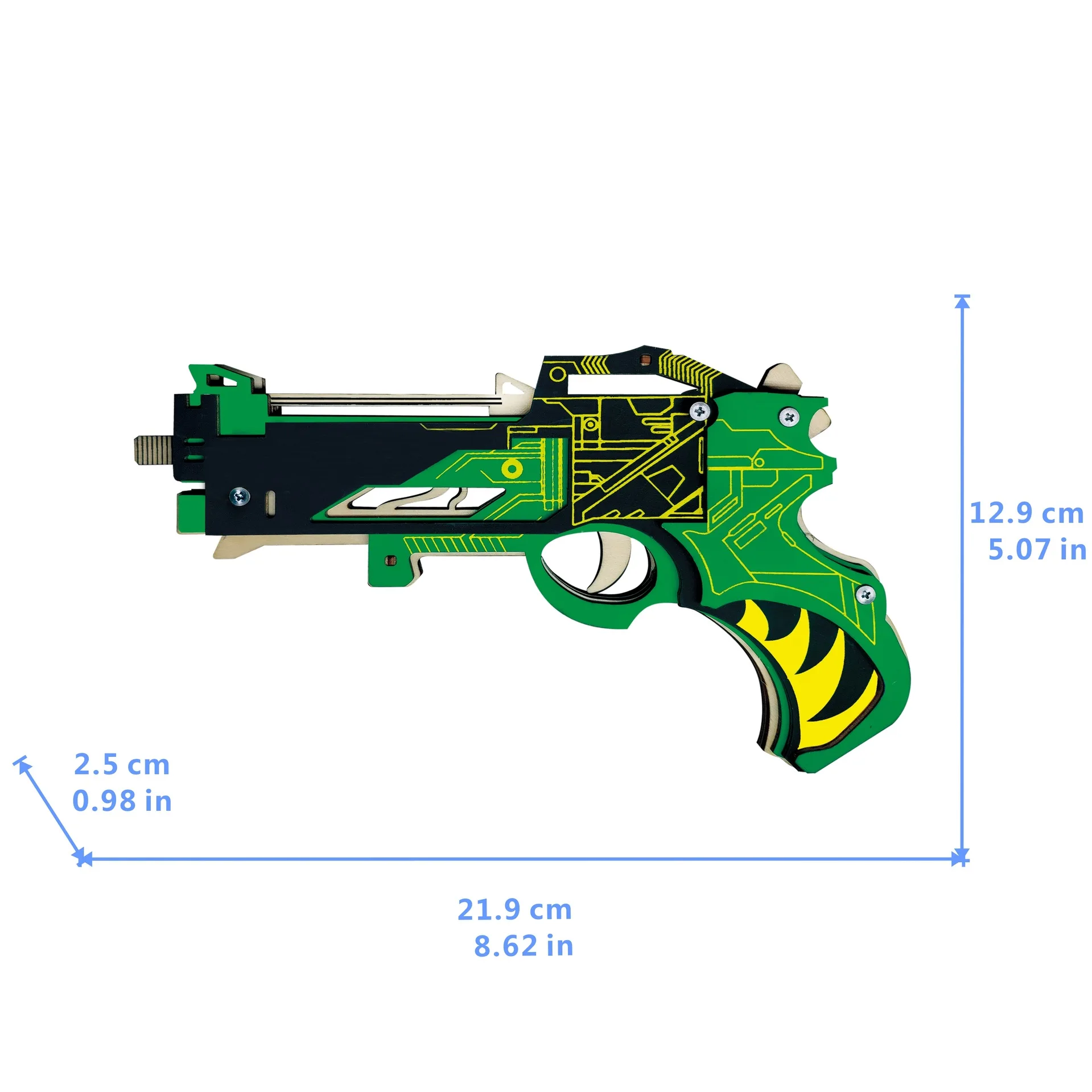 Wooden Toys Wood Guns Virbius Rubber Band Gun Pistol Puzzle Mini Models DIY Boy For Children Kids Outdoor Game | Игрушки и хобби