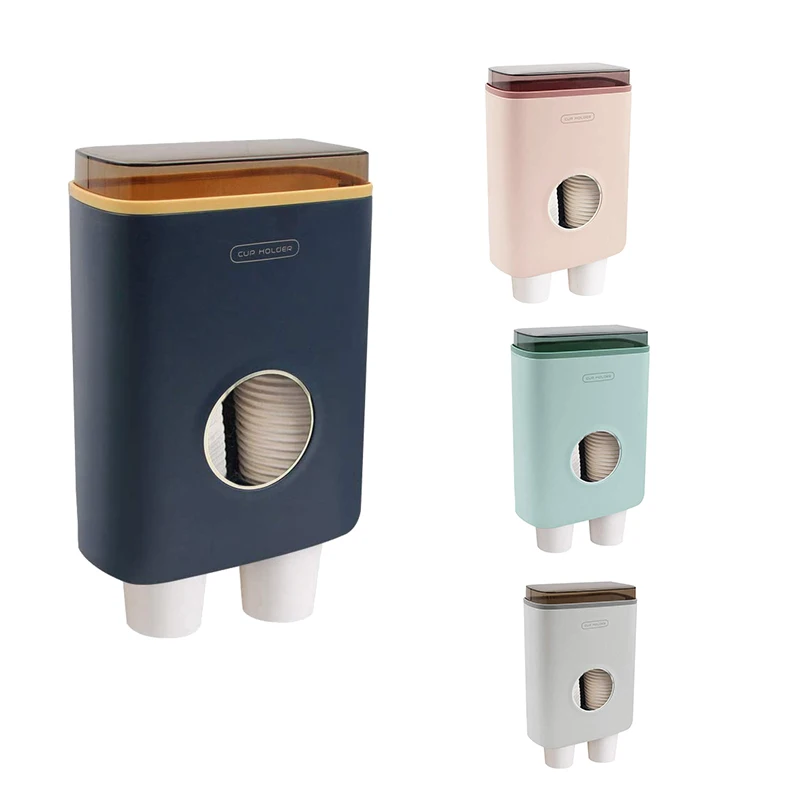 

JEYL Water Cup Dispenser,Pull Type Wall Mounted 3Oz-8Oz,Paper Cup Holder