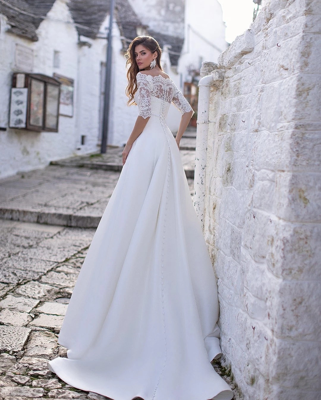 Vivian's Bridal простые вечерные платья с кружевами и аппликациями свадебное платье