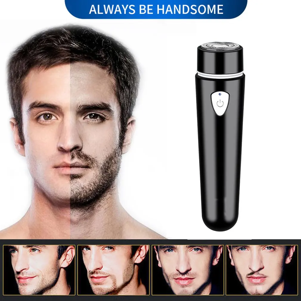 

Mini Portable Electric Shaver Trimmer Self-service Hair Clipper Android USB Charging Lithium Battery Electric Men's Shaver