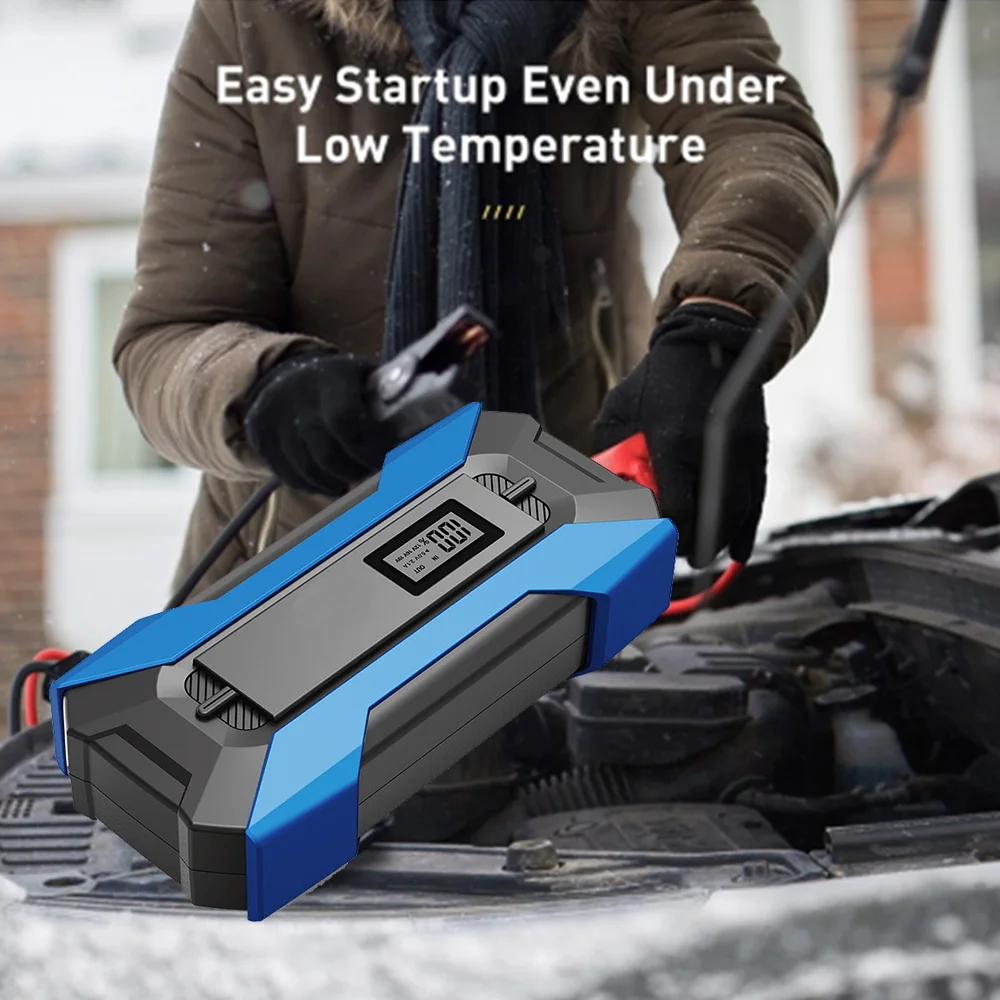 Car Jump Starter Battery portable Power Bank 20000mAh Capacity Starting Device Emergency Booster With Digital Display | Электроника