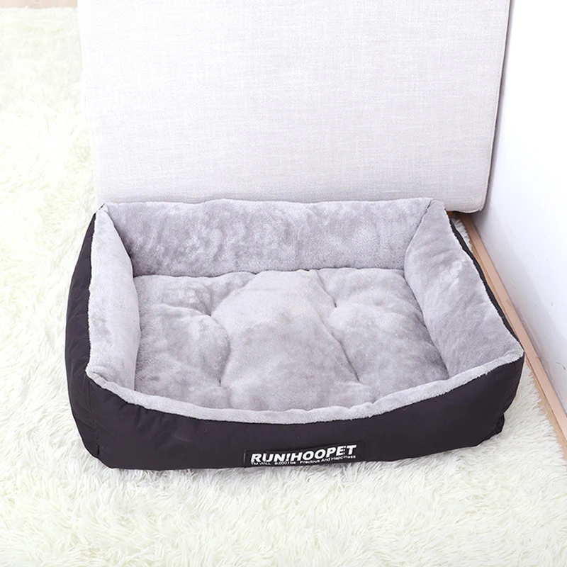 Игрушечная плюшевая собака кошка согревающая кровать домик для собак и щенков