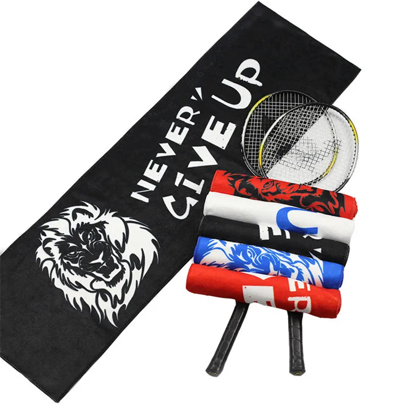 Lion Printing Sports Towel Fitness Absorbent Outdoor Fashion Quick-Drying Beach Adult Movement Yoga Soft Towels 30x100 CM |