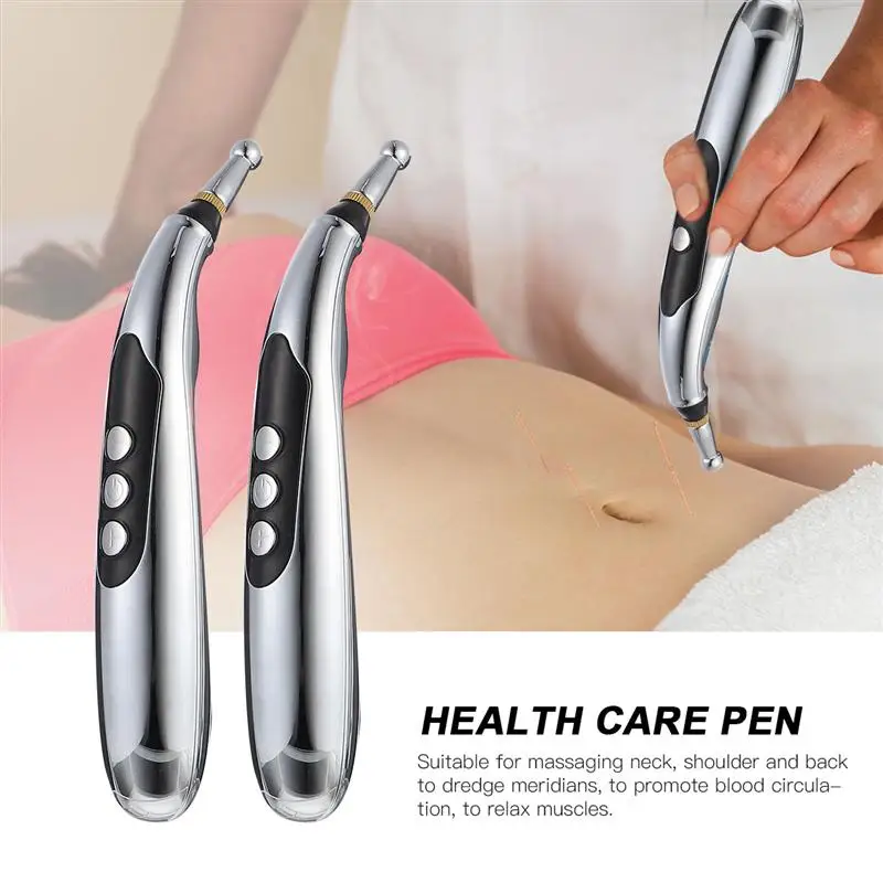

1 Pc Electric Durable Portable Practical Meridian Energy Massage Pen Acupuncture Pen Acupoint Massager for Men Women Adults