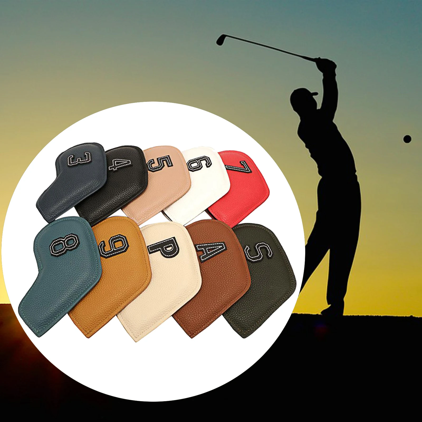 

10 шт., водонепроницаемые головные уборы для гольфа