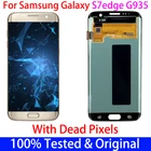 Оригинальный дисплей с мертвыми пикселями, сенсорный дигитайзер в сборе для Samsung Galaxy S7edge G935 G935A G935F G9350, ЖК S7 EDGE