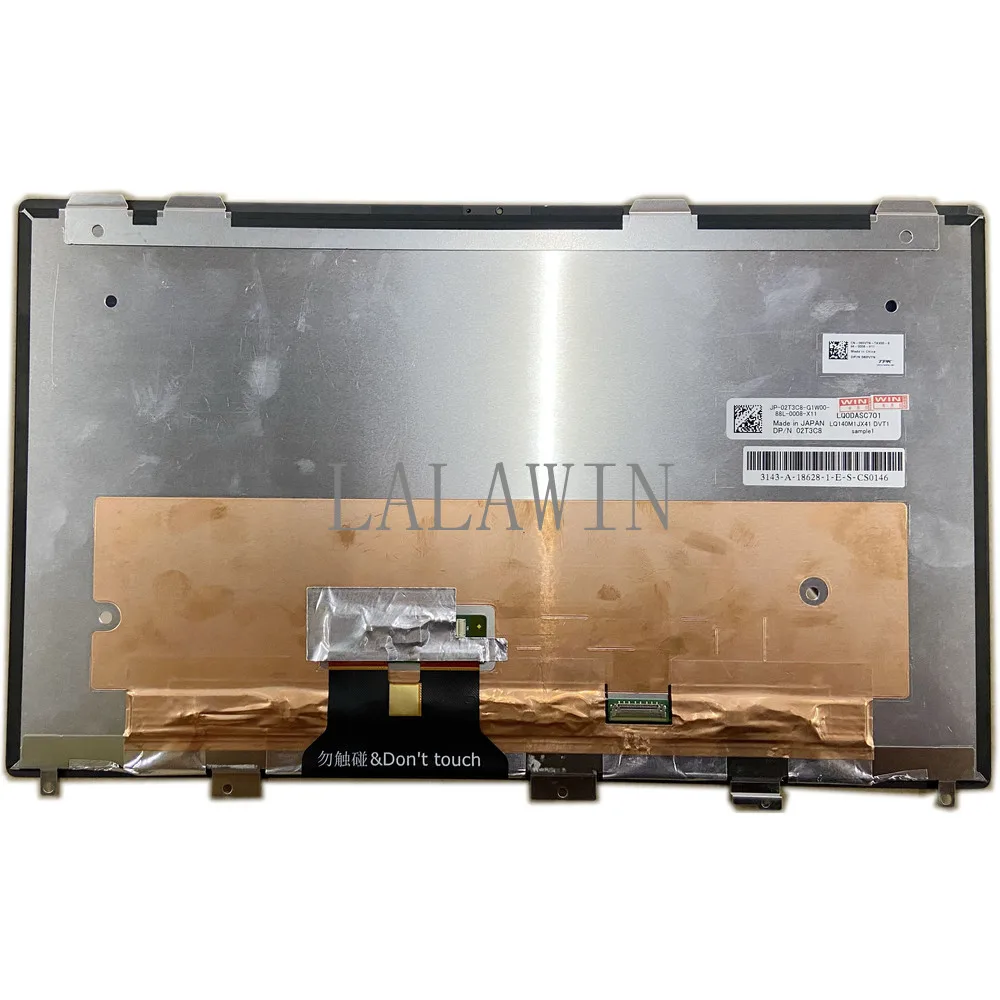 ЖК дисплей для ноутбука Dell Inspirion 7400 7490 DP/N 02T3C8 LQ0DASC701 LQ140M1JX41 светодиодный сенсорный