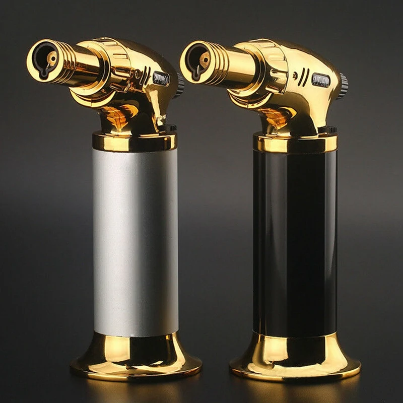 Горячее предложение зажигалка для барбекю фонарь сигар турбо струйный бутановый