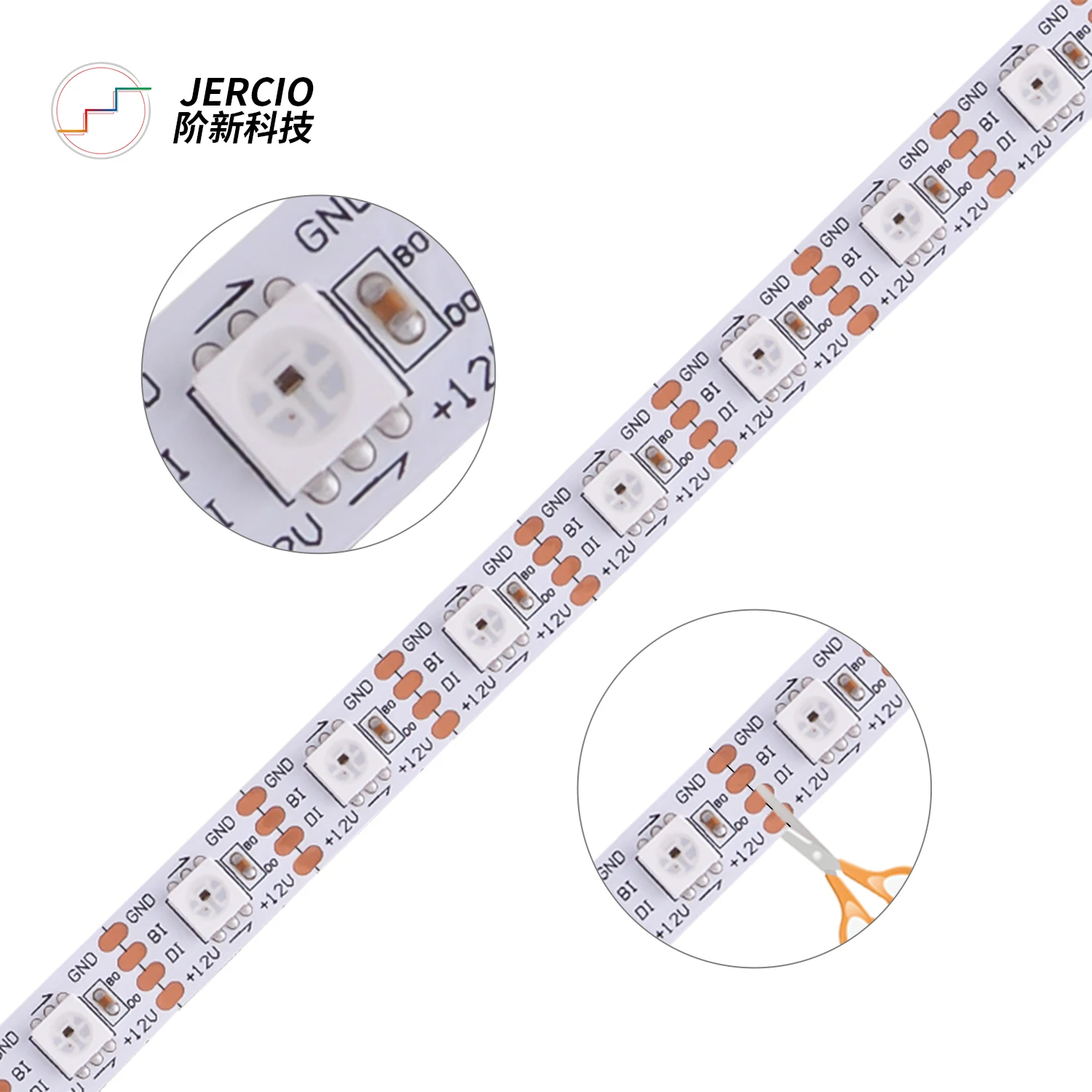Jercio SK6815 / WS2815 GS8208 XT1512S DC12V break point продолжить индивидуально адресуемые Волшебные