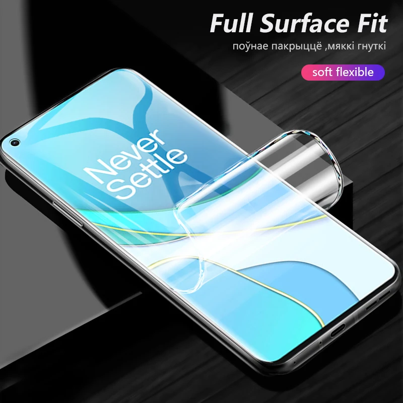 Изогнутая 3d-пленка для OnePlus 8 T защита экрана полное покрытие нано-Гидрогелевая