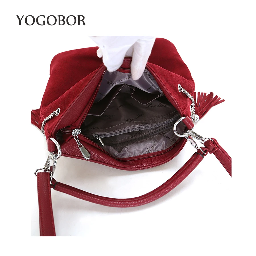 Женская сумка с кисточками Новая Европейская и американская модная сумка-тоут