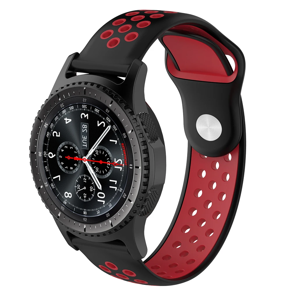 20 мм 22 мм ремешок для huawei GT Honor Magic samsung gear S2 S3 42 46 Active Amazfit GTR ремешок для часов Силиконовый Смарт-часы