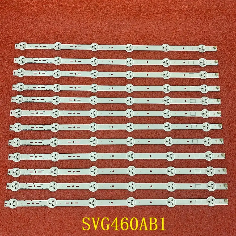 12 шт./компл. светодиодный подсветка полосы для Sony KDL 46R450A 46R473A 46R470A KLV 46R476A SVG460AB1 S460DH1 1