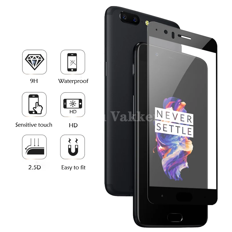 One Plus 5 t стекло для Oneplus закаленное Защита экрана оригинальная на T T5 защитная
