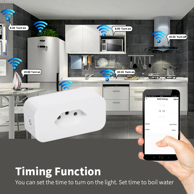 Умная розетка с поддержкой Wi-Fi 16 А | Электроника