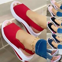 women flat sandals 2021 new casual open toe beach platform shoes fashion soft stitching comfortable walking ladies footwear