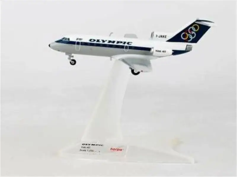 Herpa крылья Olympic Яковлев Як 40 I JAKE 1/200 самолетов литья под давлением модель| |