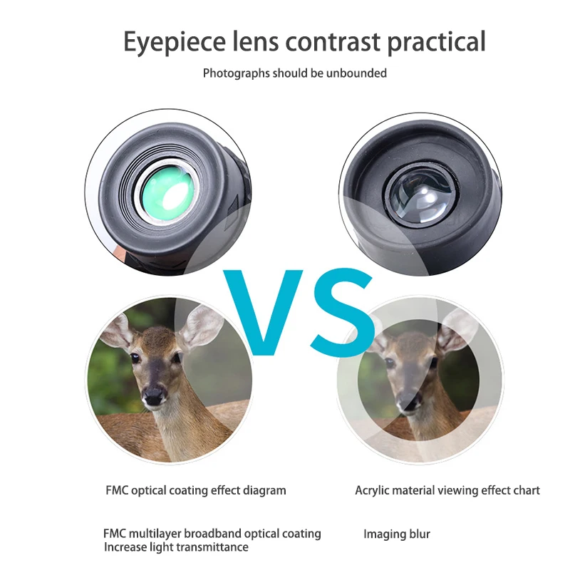 Монокуляр 40X60 мощный бинокулярный зум отличный ручной телескоп ночное видение