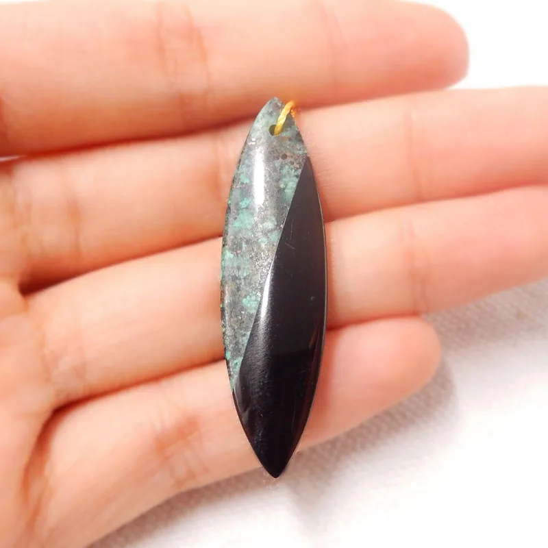Оптовая продажа 1 шт. натуральный камень африканская бирюза обсидиан драгоценный