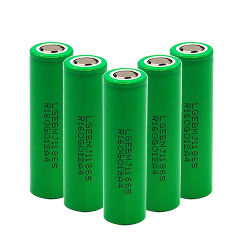 

100PS Original MJ1 3.7 v 3500 mah 18650 Lithium Rechargeable Battery For Flashlight batteries for 18650 LG MJ1 3500mah battery