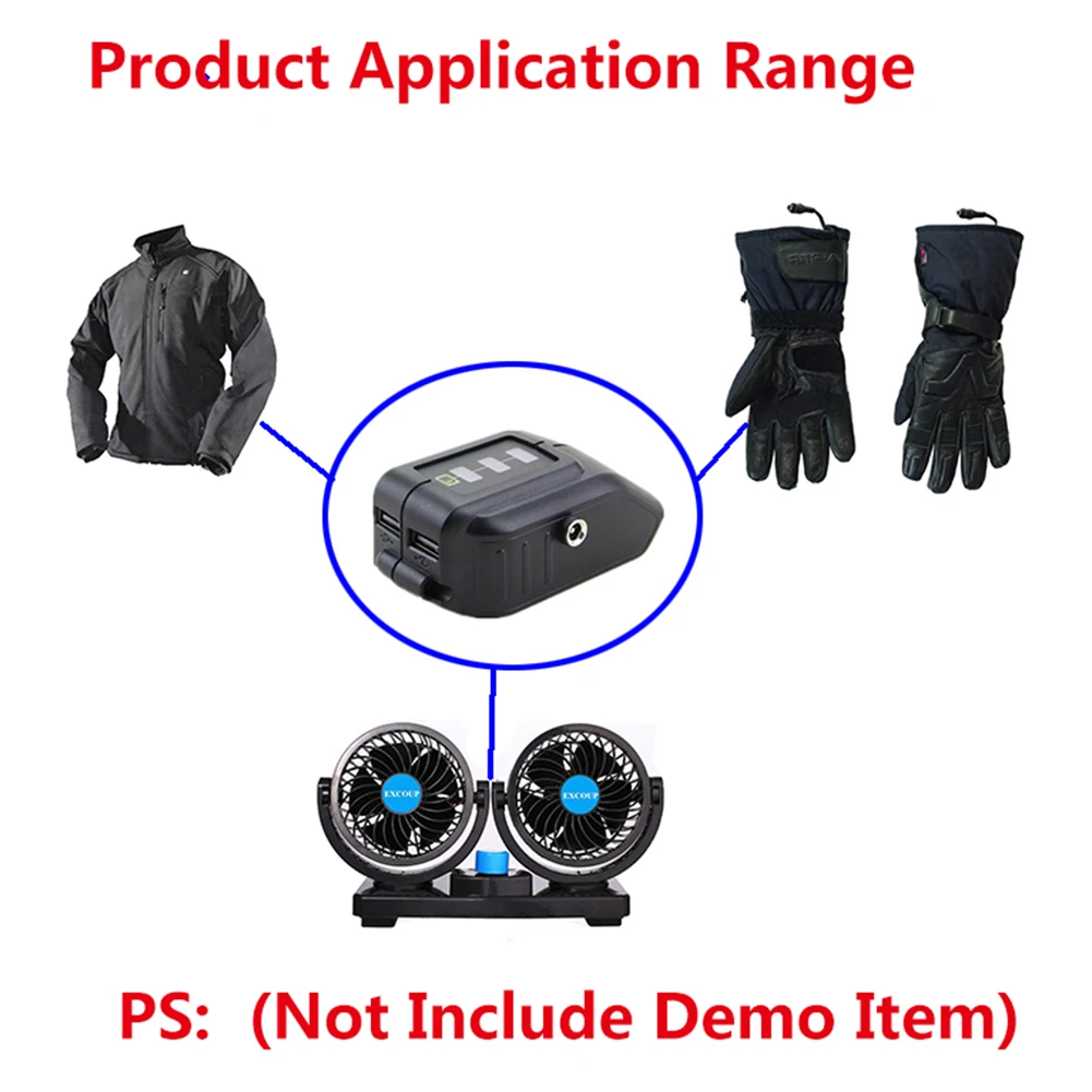 DC 12V Android телефон замена холодный костюм коннектор адаптер двойной порт