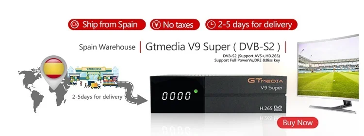 Спутниковый ресивер Freesat V7S HD GTMEDIA V7S HD Full 1080P DVB-S2 HD Поддержка 1 yearCcam powervu телеприставка freesat V7