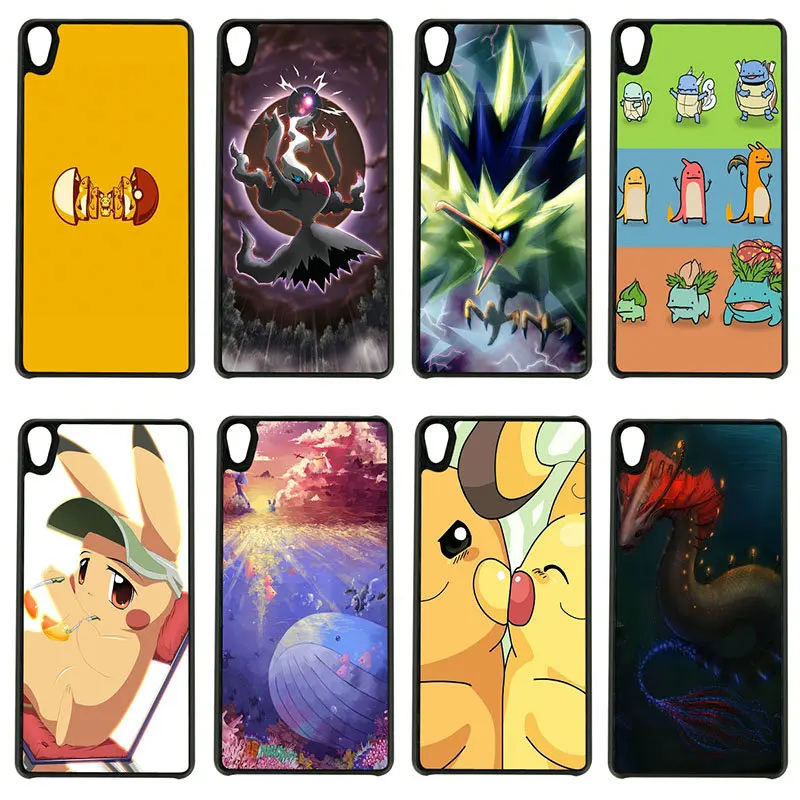 Милые Pokemons Pikas Go PokeBall чехлы для телефонов с животными чехол Sony Xperia z1 z2 z3 z4 z5 m4 m5 X XA XA1