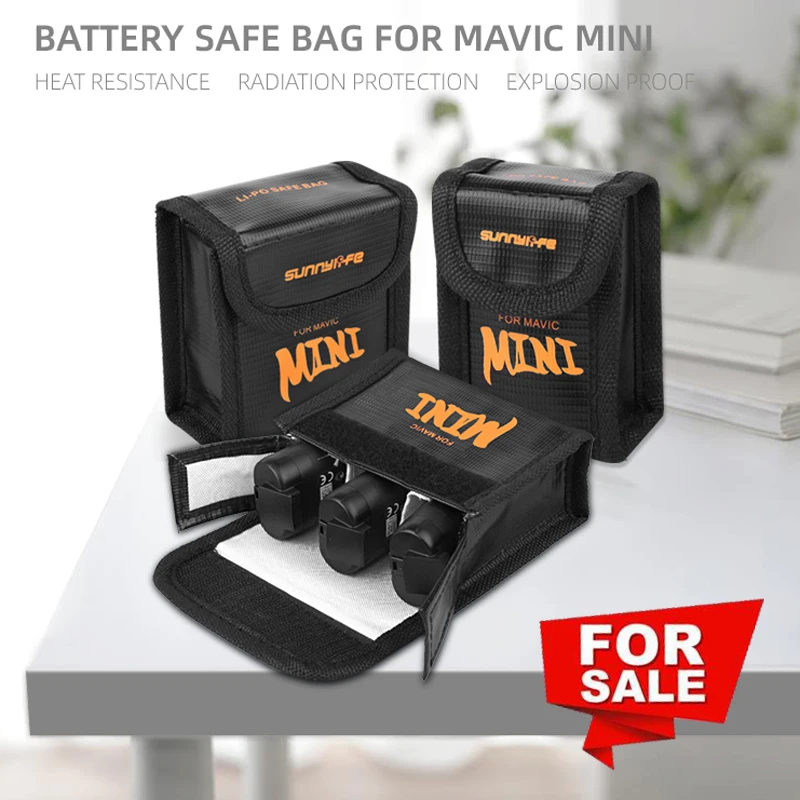 Безопасная сумка для батареи Mavice MINI Водонепроницаемая Взрывозащищенная